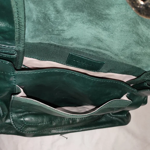 Nina Ricci Liane Green Lambskin Bag